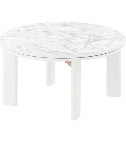 Amazon.co.jp: 折れ脚楕円形こたつ120NAアウトレット : ホーム＆キッチン