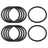 uxcell Oリング　20 mm内径　1.8 mm厚さ　シール　ゴム　オイルフィルター　ブラック　10個