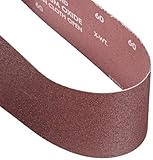 Norton 78072727960 BenchStand Abrasive Belt, Cotton Fiber Backing, Aluminum Oxide, 36 Length x 4 Wid