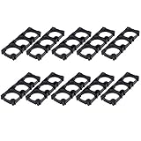 k-outdoor 10pcs 26650 電池ホルダー ブラケット 電池安全 防振 DIYバッテリーパック プラスチック 2穴・3穴 (2穴)