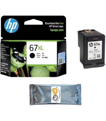 Amazon.co.jp: HP 67 XXL 純正インクカートリッジ(増量) ブラック 黒