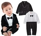 Cuteshower ベビー キッズ フォーマルスーツ 男の子 カバーオール ロンパース 結婚式 お宮参り 70