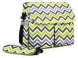Berlando -Signature Edition- Chevron Diaper Bag,easy Carry,stylish ,Multi-pocket, Messenger Bag , Be