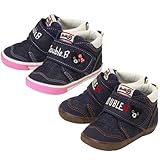 【ダブルＢ】やわらかデニムのセカンドベビーシューズ　63-9301-958 (13.0, 茶(Col-11))