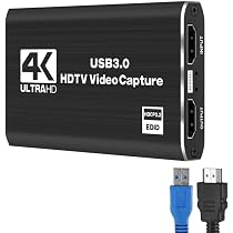 Amazon.co.jp: 4K HDMI ビデオキャプチャカード 60FPS USB 3.0 ゲーム