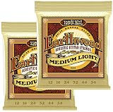 【Amazon.co.jp限定】 ERNIE BALL 正規品2003 アコースティックギター弦 (12-54) EARTHWOOD 80/20 BRONZE MEDIUM LIGHT 2Set Pack