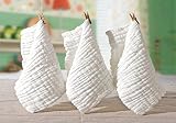 Spikerking ULTRA SOFT Baby Bath Washcloths, 100% Natural Cotton Towels,Gauze,6 layers, No-Dyes, Perf