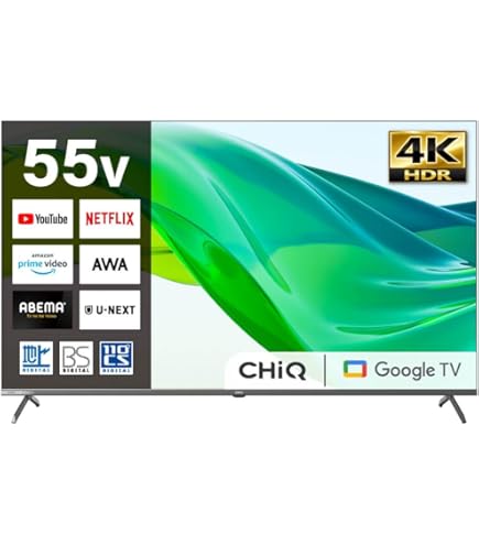 Amazon.co.jp: Funai FL-55U3130 55 V LCD TV, 4K Built-In Tuner