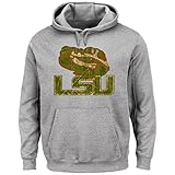 NCAA Louisiana State UniversityメンズLaid Outフリース XL シルバー