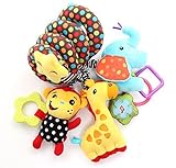BabyPrice Infant Baby Activity Spiral Bed & Stroller Toy(Star and Animal Pattern) by BabyPrice
