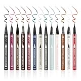 XIXI マルチカラー アイライナー リキッド (109 ブルーフラッシュ) ウォータープルーフ 1.2ml