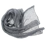 Dovewill 赤ちゃん　モヘア　かぎ針編み　ニット　ラップ　毛布　小道具　伸縮性　12色選べる - グレー