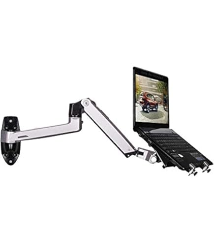 Ultra Lange Arm Aluminiumlegering Full Motion Wall Mount Laptop Houder Bed Pole Mount Laptop Stand Arm Monitor Houder Ultra Lange Arm Aluminiumlegering Full Motion Wall Mount Laptop Houder Bed Pole Mount Laptop Stand Arm Monitor Houder