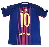 Messi # 10 2017 – 2018新しいFCバルセロナホームジャージーメンズ/大人用サイズ M