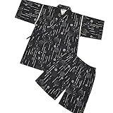 子供 甚平 キッズ ボーイズ 男の子 夏物 夏祭り fo-jink 100cm No.10