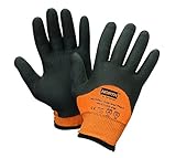 North by Honeywell NFD11HD/8M Northflex Cold Grip Plus 5 Cut-Resistant PVC Palm-Coated Gloves, Size 