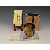Amazon.co.jp: 輪島塗 平田正雄作 正一銘 雲錦蒔絵棗 共箱共布栞