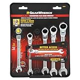 APEX TOOL GROUP-ASIA 50091 Gear Wrench Metric Flex Ratcheting Wrench Set (5 Piece) [並行輸入品]