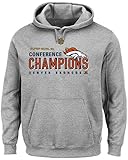 Denver Broncos NFLマジェスティック2015 NFC Conference Champsプルオーバーパーカーグレービッグサイズ