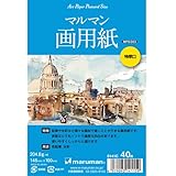 マルマン 絵手紙 アートペーパー ポストカードサイズ マルマン画用紙 特厚口 40枚 S141C 【まとめ買い5冊セット】