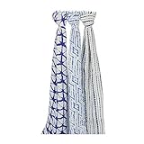 エイデンアンドアネイ ADEN+ANAIS おくるみ 3枚セット バンブー スワドル インディゴ（9213） BAMBOO SWADDLING WRAPS indigo ベビー ブランケット 出産祝い