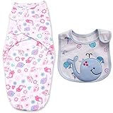 [Fellezza] おくるみ コットン スタイ（よだれかけ）セット (アニマル⑦)