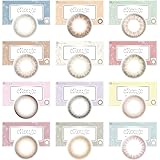 エルージュ 2ウィーク カラコン/eRouge 【6枚/1箱】 カラーコンタクトレンズ (スムースブラウン, -0.00)