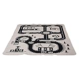 純綿　ベビーマット　ゲームパッド　ベビープレイマット　欧米風　キッズ　道路　遊びパッド　滑り止め　ラグ　