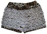 FairyBaby レースフリルショートパンツ 80cm ブラウンヒョウ[109] 天竺 S24431-24