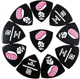 Daikingギターピック鮨柄硬質塩ビ製厚さ0.8mm日本製10枚パック