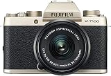 富士フイルム(FUJIFILM) ミラーレス一眼 X-T100レンズキット シャンパンゴールド X-T100LK-G