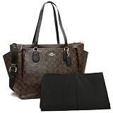コーチ バッグ アウトレット COACH F35414 IMAA8 シグネチャー ベビーバッグ レディース マザーズバッグ ブラウン/ブラック [並行輸入品]