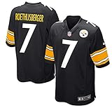 Ben Roethlisberger Pittsburgh SteelersチームカラーYouth Nike Game Jersey ブラック