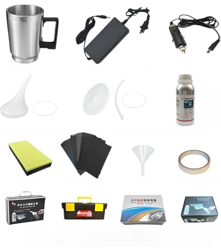 Amazon | ヘッドライトスチーマー施工キット 溶剤なし リーズナブル