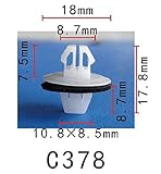パネル (トリム) クリップ リベット　トヨタ系　パネル用　PF-C378　10個