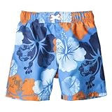 インポート子供水着 ハイビスカス 男の子水着 12ヶ月ー5歳 (12M)