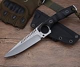 G10ハンドルキャンプ狩猟サバイバルナイフ屋外ツール