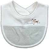 《春秋対応》(日本製) Pample Mousse(パンプルムース) わんちゃん刺繍スタイ FREE/GY NO.DP-81515