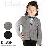 (ディラッシュ) DILASHストライプジャケット/秋 ベビー キッズ 男の子 140 グレー