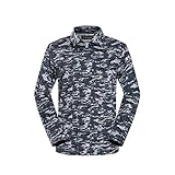 長袖 Jinpei 空調服 作業服(ファン無・服のみ) 屋外作業での熱中症対策・暑さ対策に Size M（カモフラージュブルー）