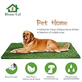 ホームCal Artificial Grass Rugシリーズ風景装飾人工芝アウトドアペット犬領域with Neatエッジ2 cm 4 ' x6 ' Spring Grass
