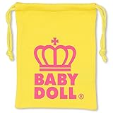 ベビードール 王冠ロゴキンチャク キッズ ベビー Sサイズ イエロー