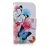 UNEXTATI Galaxy S4 Mini 対応 ケース 全面保護 高品質 レザー 手帳型ケース カバー カード収納 スタンド機能 マグネット開閉式 Samsung Galaxy S4 Mini用