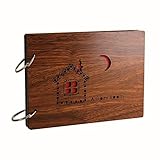 (チ-ンスン) Qingsun　木製フレームカバー 　写真アルバム 写真集 大容量 オシャレ 創造的DIY 　写真 記念 思い出　プレゼント