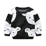 Top and Top SWEATER ユニセックス・ベビー カラー: ブラック