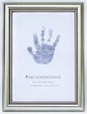 The Grandparent Gift Frame Wall Decor, Godmother Handprint by The Grandparent Gift