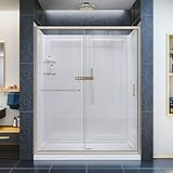 DreamLine infinity-zシャワードア 60 in. W x 36 in. L x 76.75 in. H DL-6119L-04CL 1