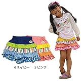 【SiShuNon/Kiccoly】柄々4段ヤサシイキュロット キッコリー ベビー キッズ 柄々 ガラガラ 4段 ヤサシイ キュロット 120 4 ネイビー