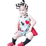 笑え熊　子供 ワンピース、ホルタードレス 女の子　子供 新品　スカート　カジュアル　赤ちゃん服夏物　普段着　6-24ｍ (70)