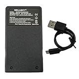 WELLSKY [ ペンタックス D-LI122 D-LI68 ] [ 富士フィルム NP-50 NP-50A ] [ コダック KLIC-7004 ] 用 [ 超軽量 ] USB 互換 充電器 バッテリーチャージャー K-BC68J / K-BC122J / D-BC68 / D-BC122 / BC-50 / BC-50B [ 純正 互換バッテリー共に対応 ]